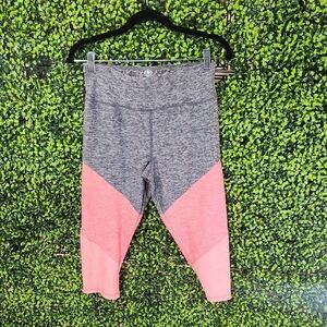 Gray & Pink Workout Leggings - Size 8 - Athletic Works